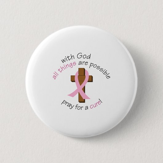 Badge Rond 5 Cm Priez Pour Un Traitement (Devant)