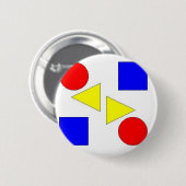 Badge Rond 5 Cm Primaire léger (Devant & derrière)