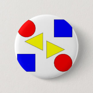 Badge Rond 5 Cm Primaire léger