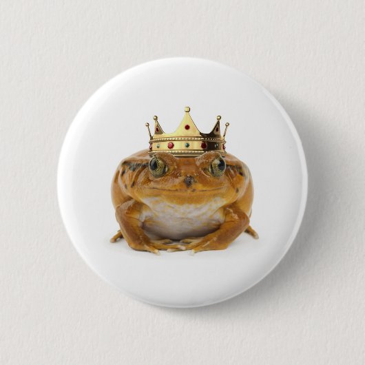 Badge Rond 5 Cm Prince de grenouille - avant (Devant)