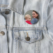 Badge Rond 5 Cm Prince George - William et Kate (En situation)