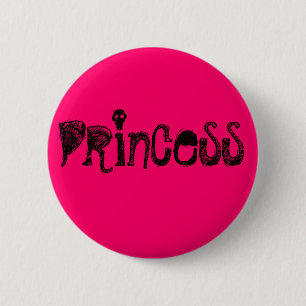 Badge Rond 5 Cm Princesse