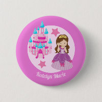 Princesse Anniversaire Fête Cute Enfants Rose Pers