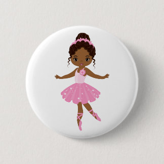 Badge Rond 5 Cm Princesse Ballerina