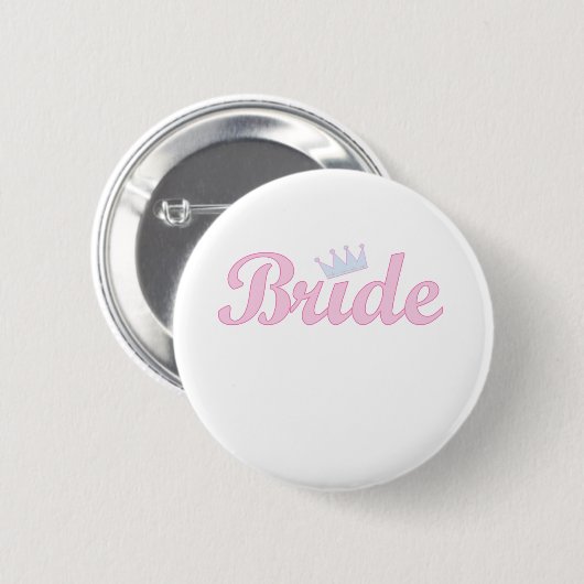 Badge Rond 5 Cm Princesse Bride (Devant & derrière)