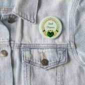 Badge Rond 5 Cm Princesse Claddagh (En situation)
