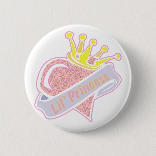Badge Rond 5 Cm Princesse de Lil (Devant)