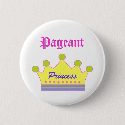 Badge Rond 5 Cm Princesse de reconstitution historique (Devant)