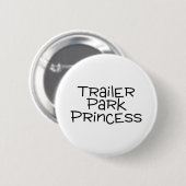 Badge Rond 5 Cm Princesse de terrain de caravaning (Devant & derrière)