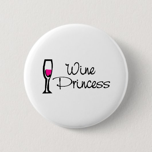 Badge Rond 5 Cm Princesse de vin (Devant)