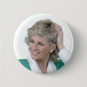 Badge Rond 5 Cm Princesse Diana Australie 1988