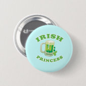 BADGE ROND 5 CM PRINCESSE IRLANDAIS (Devant & derrière)