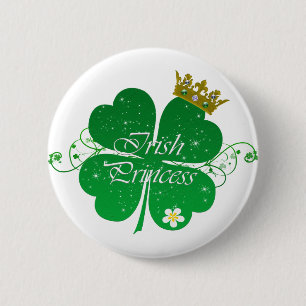 Badge Rond 5 Cm Princesse irlandaise