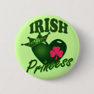 Badge Rond 5 Cm Princesse irlandaise
