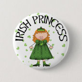 Badge Rond 5 Cm Princesse irlandaise Redhead (Devant)