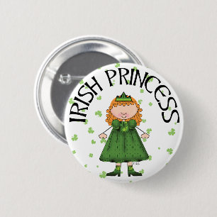 Badge Rond 5 Cm Princesse irlandaise Redhead