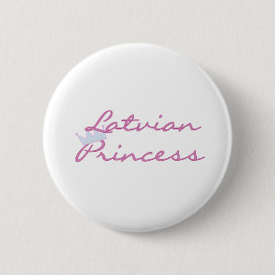 Badge Rond 5 Cm Princesse letton