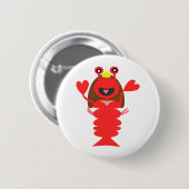 Badge Rond 5 Cm Princesse Lobster (Devant & derrière)