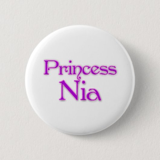 Badge Rond 5 Cm Princesse Nia (Devant)