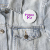 Badge Rond 5 Cm Princesse Nia (En situation)