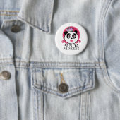 Badge Rond 5 Cm Princesse Panda (En situation)