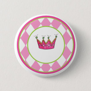 Badge Rond 5 Cm Princesse personnalisée