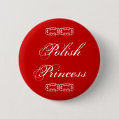 Badge Rond 5 Cm Princesse polonaise (Devant)