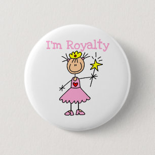 Badge Rond 5 Cm Princesse Royale