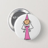 Badge Rond 5 Cm Princesse royale Button (Devant & derrière)