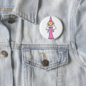 Badge Rond 5 Cm Princesse royale Button (En situation)
