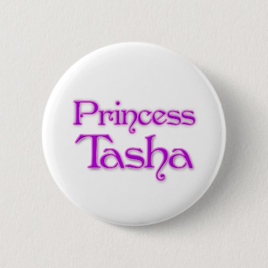 Badge Rond 5 Cm Princesse Tasha (Devant)