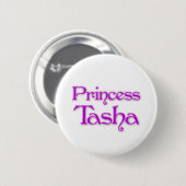 Badge Rond 5 Cm Princesse Tasha (Devant & derrière)