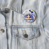 Badge Rond 5 Cm Princesse totale Button (En situation)