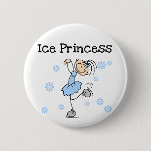 Badge Rond 5 Cm Princesse Tshirts et cadeaux de patinage de glace