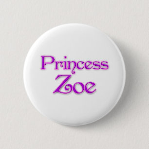 Badge Rond 5 Cm Princesse Zoe