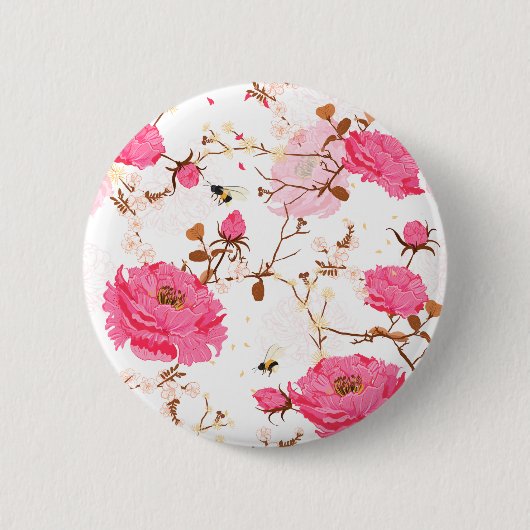 Badge Rond 5 Cm printemps (Devant)