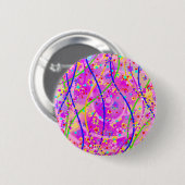 Badge Rond 5 Cm Printemps (Devant & derrière)