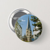 Badge Rond 5 Cm Printemps à Bonn (Devant & derrière)