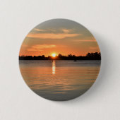 Badge Rond 5 Cm Pris dans l'insigne du coucher du soleil (Devant)