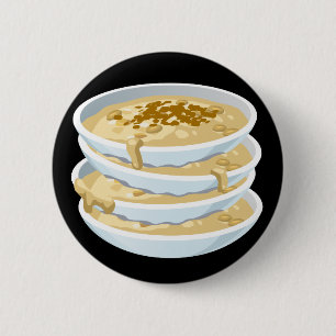Badge Rond 5 Cm Prise d'applet Glitch Food