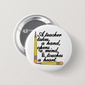 Badge Rond 5 Cm Prises de professeur (Devant & derrière)