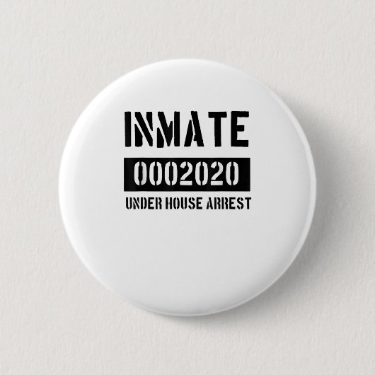Badge Rond 5 Cm Prisonnier détenu Halloween 2020 Prison Cos (Devant)