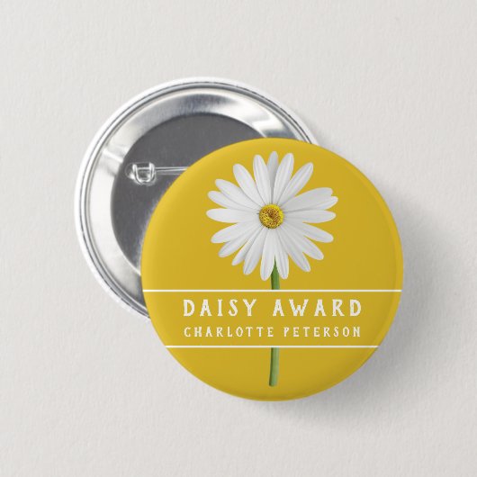 Badge Rond 5 Cm Prix Daisy Personnalisé (Devant & derrière)
