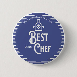 Badge Rond 5 Cm Prix du meilleur chef de la Réunion familiale