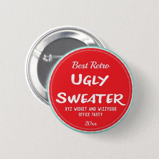 Badge Rond 5 Cm Prix du pull (Devant & derrière)