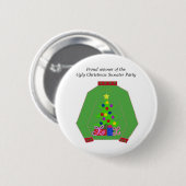 Badge Rond 5 Cm Prix du Pull de Noël Laid (Devant & derrière)