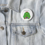 Badge Rond 5 Cm Prix du Pull de Noël Laid (En situation)