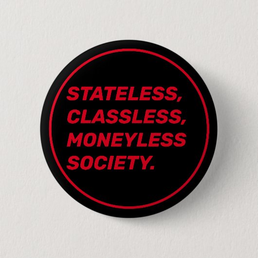 Badge Rond 5 Cm Pro-communiste (Devant)