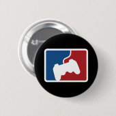 Badge Rond 5 Cm Pro Gamer (Devant & derrière)
