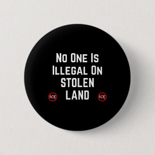 Badge Rond 5 Cm Pro immigrant anti Ice anti-discrimination anti Tr